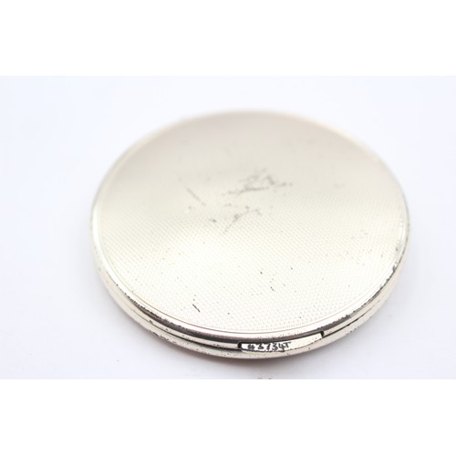 585 - Vintage Hallmarked 1965 London STERLING SILVER KIGU Ladies Vanity Compact (71g)