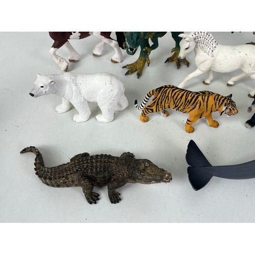 398 - 11x SCHLEICH DINOSAURS AND ANIMALS - SOME WITH TAGS