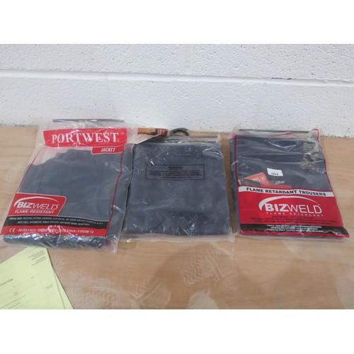 604 - 3 x PORTWEST FLAMEPROOF JACKETS