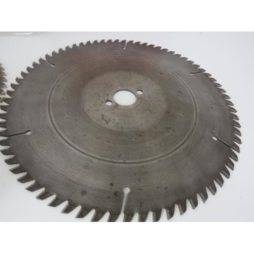 380 - 5 x CIRCULAR SAW BLADES- 2 IN ORIGINAL PACKAGING PLUS AN ORIGINAL BLOW TORCH