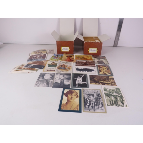 127 - TWO BOXES OF POSTCARDS