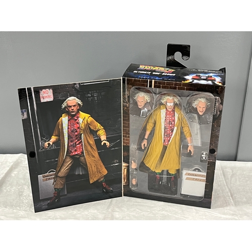 17 - NECA BACK TO THE FUTURE PART II - ULTIMATE ‘DOC’ BROWN - BOXED AS NEW