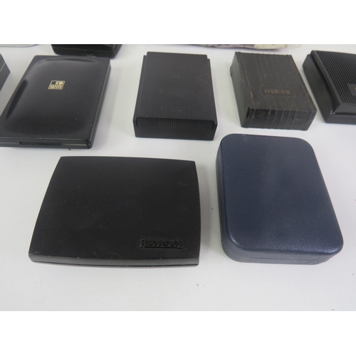 136 - QUANTITY OF LIGHTER SPARE PARTS, CASES, POUCHES AND PAPERWORK