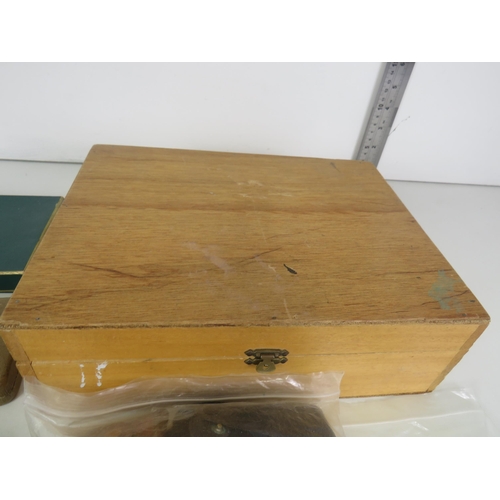 136 - QUANTITY OF LIGHTER SPARE PARTS, CASES, POUCHES AND PAPERWORK