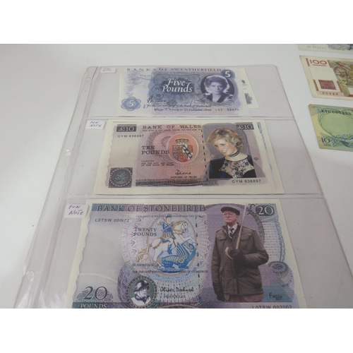 55 - COLLECTION OF 521 BRITISH ARMED FORCES SPECIAL COUCHER £1 NOTES AND OTHER NOTES INCLUDING GERMAN 100... 