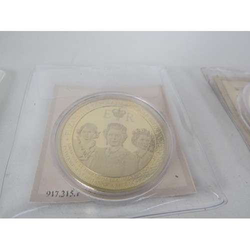 57 - 20 x GOLD PLATED COMMEMORATIVE COINS INCLUDES - THE HOUSE OF TUDOR HENRY VIII, THE SOVEREIGNS SCEPTR... 