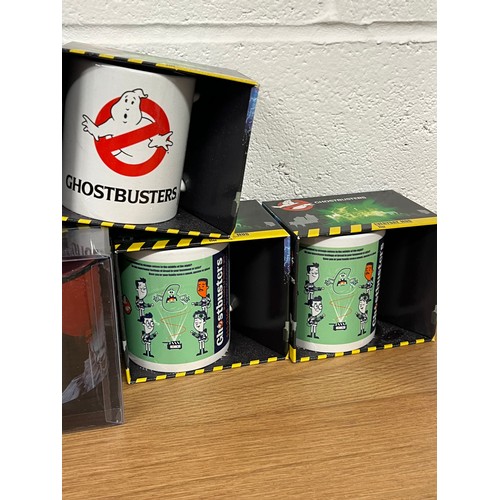 48 - 10x COLLECTABLE MUGS TO INCLUDE 4 IT THE MOVIE MUGS AND 6 GHOSTBUSTERS MUGS