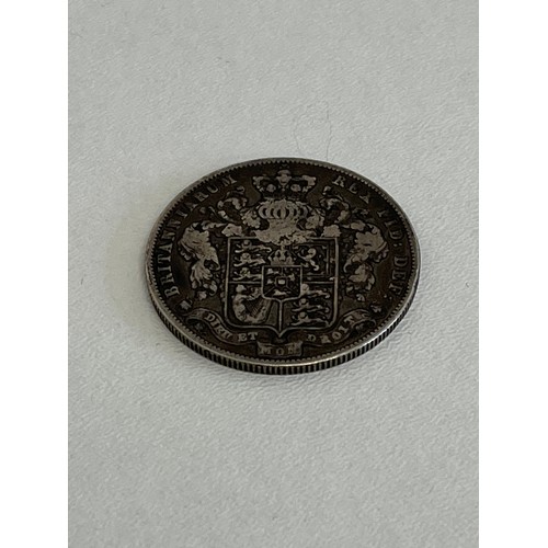 101 - 1826 GEORGE IIII SILVER HALFCROWN COIN