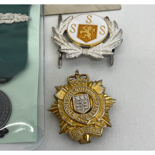 102 - VARIOUS MEDAL, BADGES AND OLD EPHEMERA