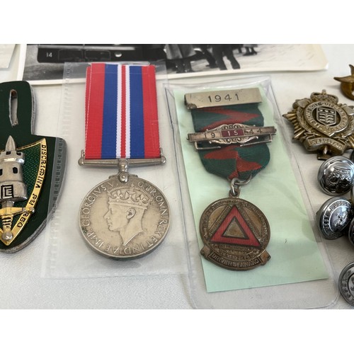 115 - MEDALS, BADGES AND EPHEMERA