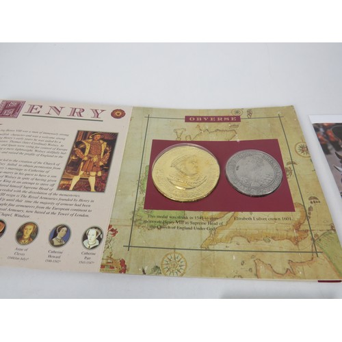 61 - 20 x COLLECTORS COINS INCLUDES COMMEMORATIVE, COIN COVERS 1983 UNCIRCULATED £1 COIN AND GOLD PLATED