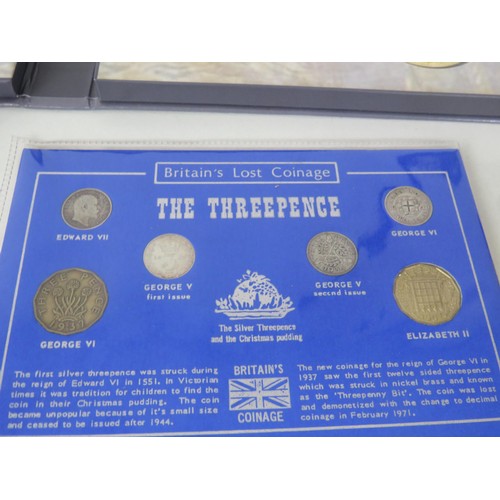 66 - SELECTION OF COLLECTORS COIN SETS - BRITAINS COINAGE, FANTASIA 50p, 1936 THE THREE KINGS GOLD PROOF ... 