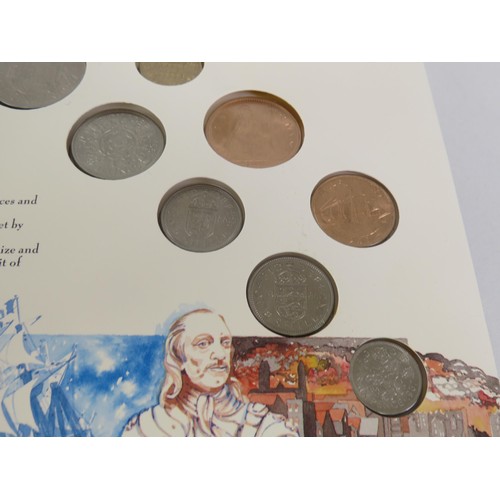 66 - SELECTION OF COLLECTORS COIN SETS - BRITAINS COINAGE, FANTASIA 50p, 1936 THE THREE KINGS GOLD PROOF ... 