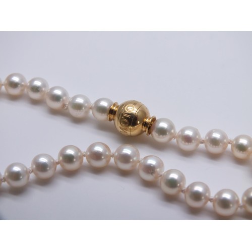 100 - GENUINE MIKIMOTO 1893 AKOYA PEARL 7