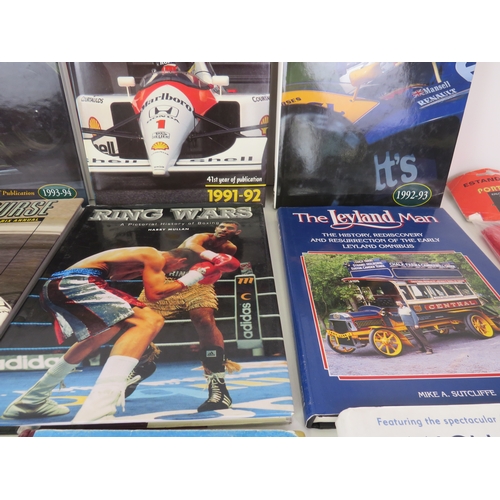 304 - 6 x AUTOCOURSE ANNUALS AND SPORTING BOOKS