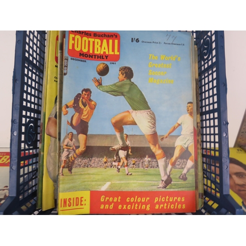 105 - 39 x CHARLES BUCHAN'S FOOTBALL MONTHLY MAGAZINES 1950's AND 60's