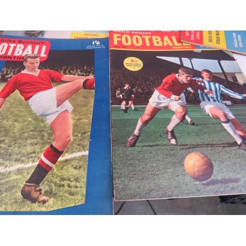 105 - 39 x CHARLES BUCHAN'S FOOTBALL MONTHLY MAGAZINES 1950's AND 60's