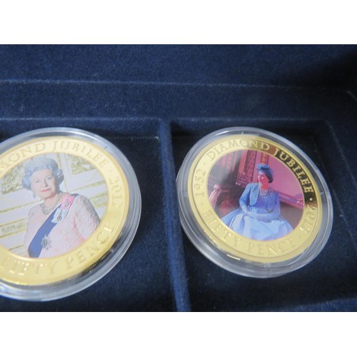 59 - COIN SET AND LOOSE PROOF COINS INCLUDES JUBILEE COINAGE, DIAMOND EDITION AND DIAMOND JUBILEE COLLECT... 