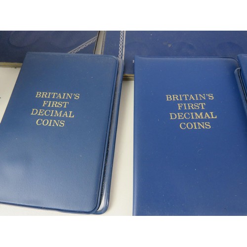 57 - OLD GB LOOSE COINAGE AND COLLECTION FOLDERS- BRITAINS FIRST DECIMAL COINS AND GREAT BRITAIN COLLECTI... 