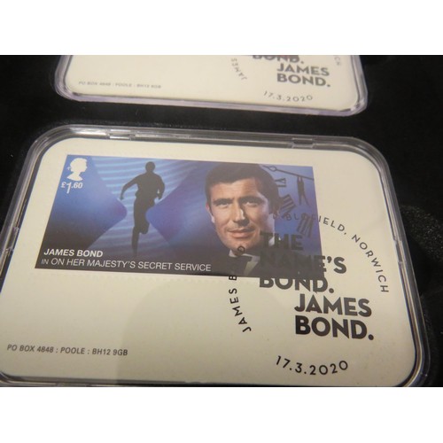 58 - COIN COVERS AND COLLECTION INCLUDES POUND INGOTS, JAMES BOND STAMPS, COINAGE OF GREAT BRITAIN etc