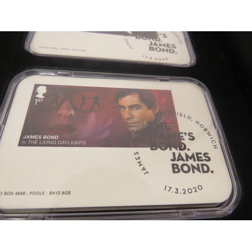 58 - COIN COVERS AND COLLECTION INCLUDES POUND INGOTS, JAMES BOND STAMPS, COINAGE OF GREAT BRITAIN etc