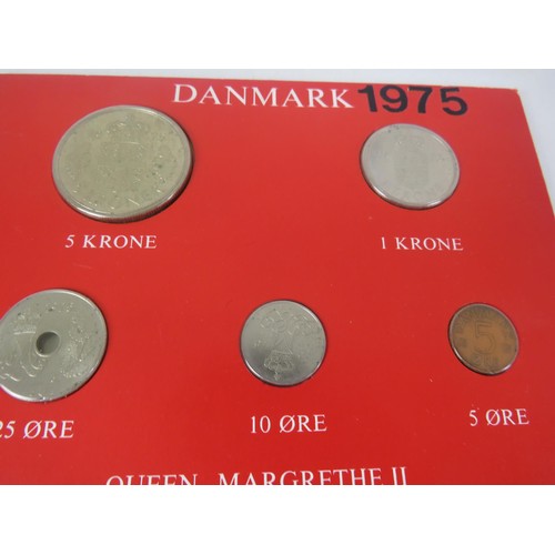 64 - COLLECTORS COINS INCLUDES CHINA COMMEMORATIVE COIN COLLECTION, DENMARK COVER COINS AND COIN SET etc