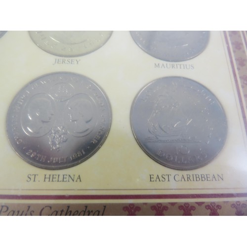 67 - COIN COLLECTIONS INCLUDES THE ROYAL WEDDING COLLECTION, BRITISH LEGION WWII HISTORY COLLECTION AND A... 