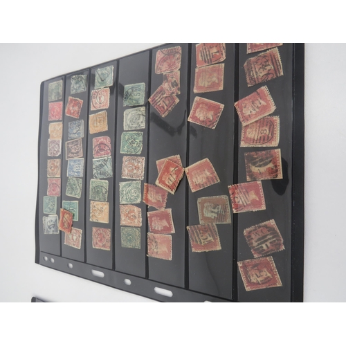 118 - 2 x PAGES OF VICTORIAN STAMPS, PENNY REDS AND EUROPEAN