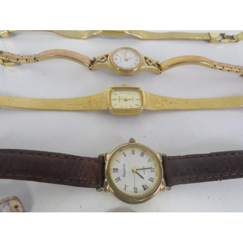 123 - 12 x QUARTZ ACCURIST WATCHES