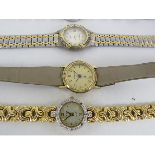 125 - 14 x SEKONDA WATCHES INCLUDING WATER RESISTANT, GOLD TONE ETC