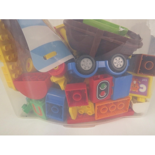 126 - BOX FULL OF LEGO DUPLO