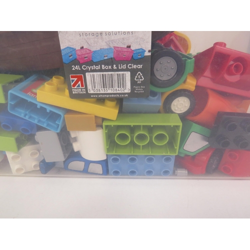 126 - BOX FULL OF LEGO DUPLO