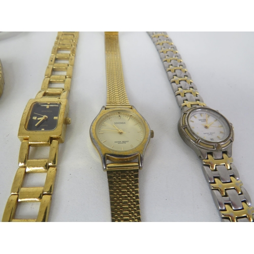 201 - 12 x SEKONDA QUARTZ WATCHES