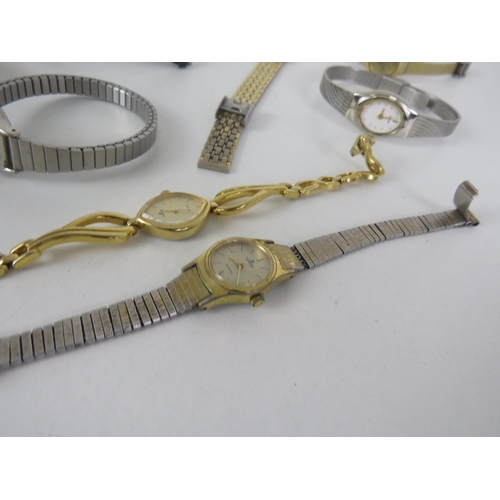 202 - 12 x LORUS QUARTZ WATCHES INCLUDING LEATHER ETC