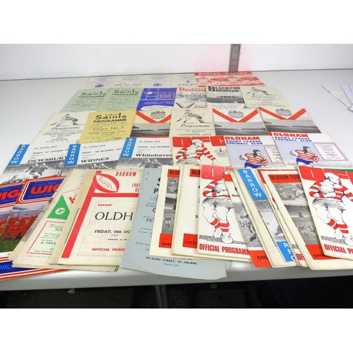 129 - 50 x 1960's RUGBY PROGRAMMES