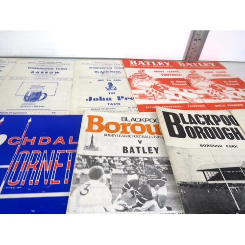 129 - 50 x 1960's RUGBY PROGRAMMES