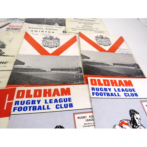 129 - 50 x 1960's RUGBY PROGRAMMES