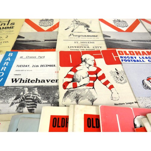 129 - 50 x 1960's RUGBY PROGRAMMES