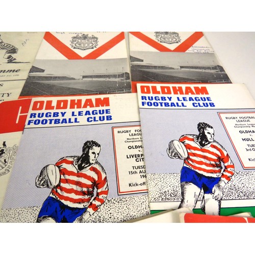 129 - 50 x 1960's RUGBY PROGRAMMES