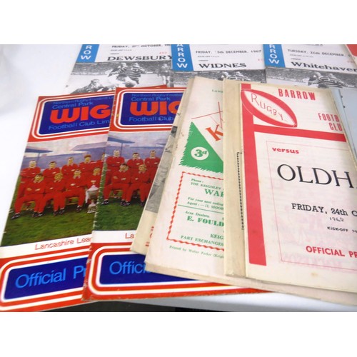 129 - 50 x 1960's RUGBY PROGRAMMES