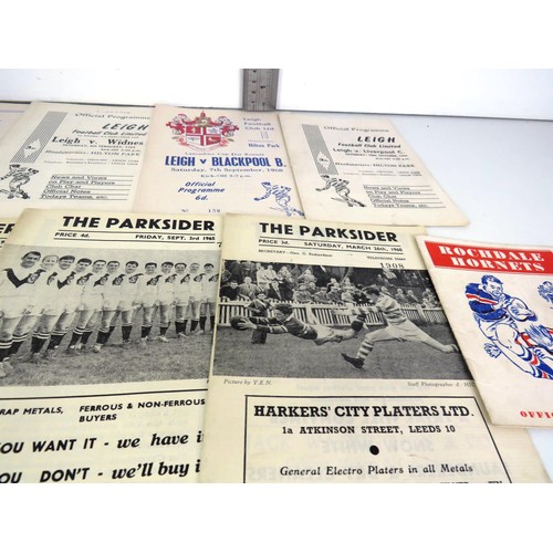 130 - 50 x 1960's RUGBY PROGRAMMES