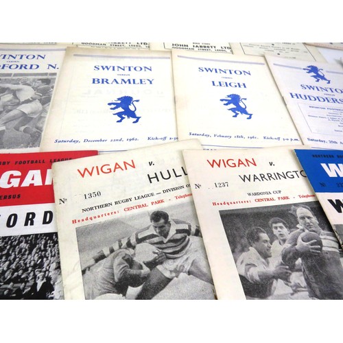 130 - 50 x 1960's RUGBY PROGRAMMES