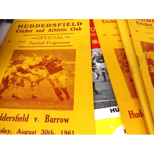 130 - 50 x 1960's RUGBY PROGRAMMES