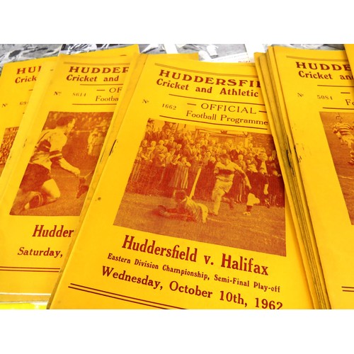 130 - 50 x 1960's RUGBY PROGRAMMES