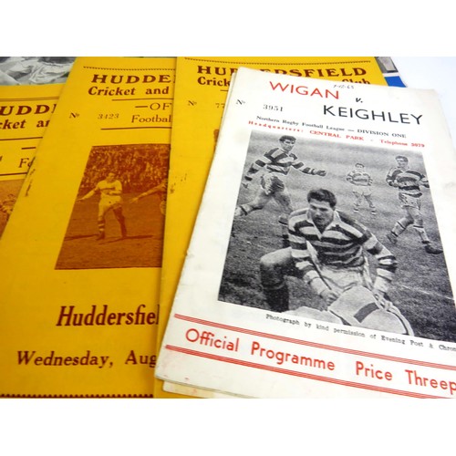 130 - 50 x 1960's RUGBY PROGRAMMES