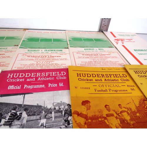 131 - 50 x 1960's RUGBY PROGRAMMES