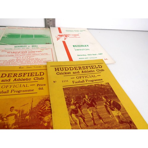 131 - 50 x 1960's RUGBY PROGRAMMES