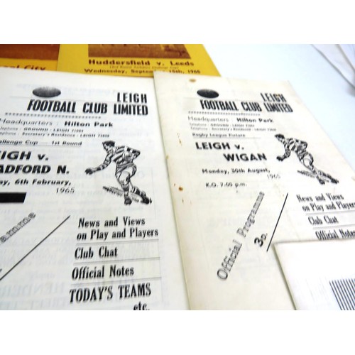 131 - 50 x 1960's RUGBY PROGRAMMES