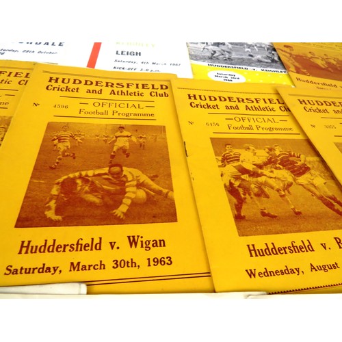 131 - 50 x 1960's RUGBY PROGRAMMES