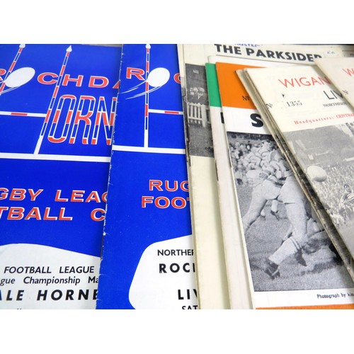 131 - 50 x 1960's RUGBY PROGRAMMES